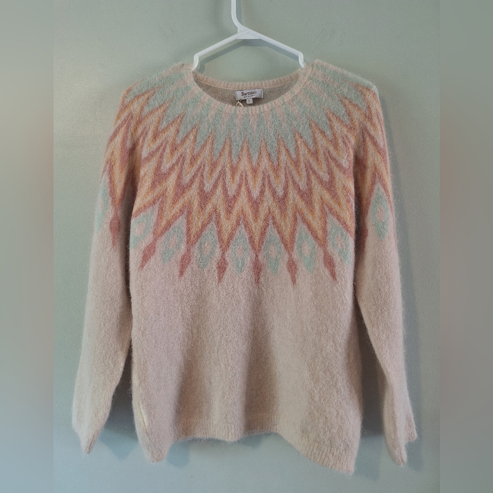 Made in Italy by Bartolini $355 Mohair/Alpaca sweater NWT - L